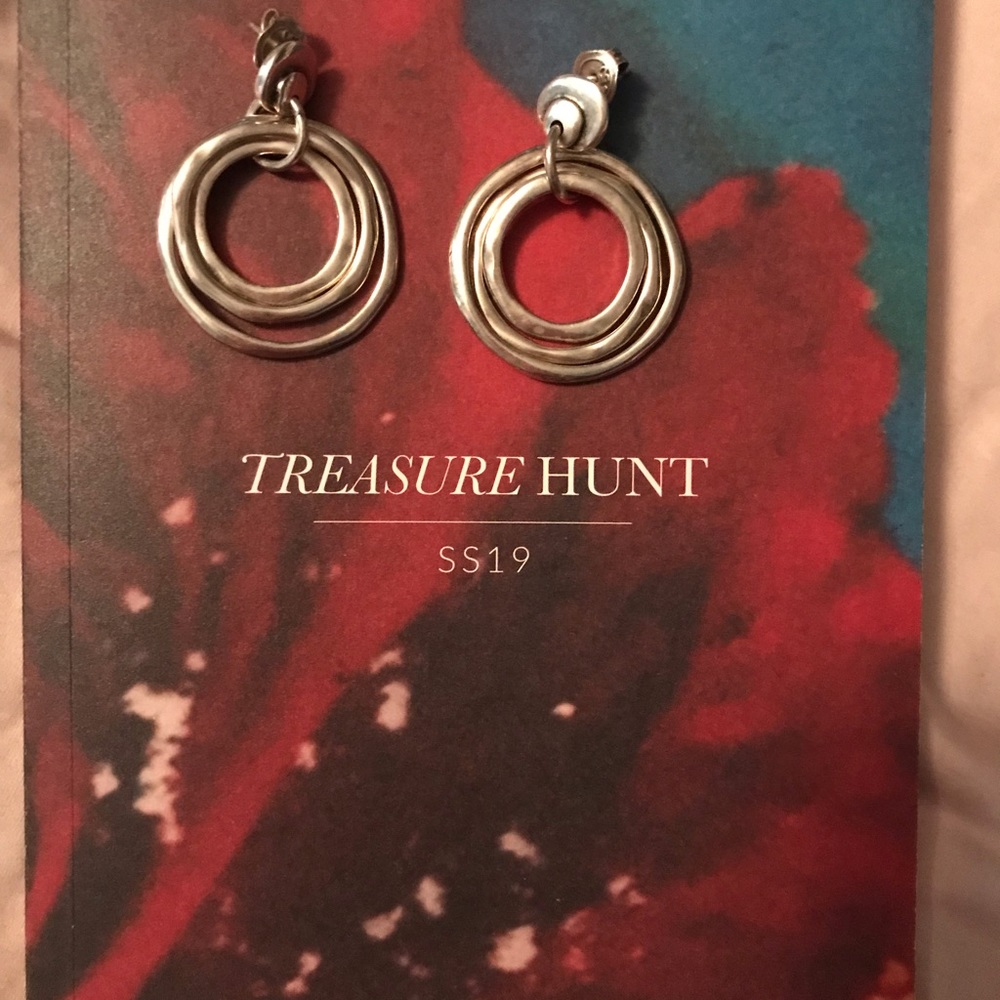 Silver earrings